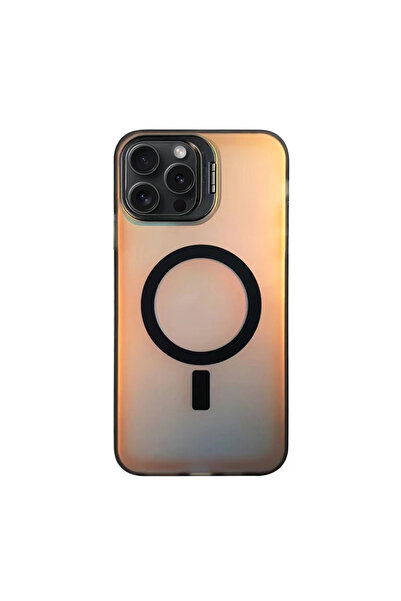 Najmaddin غطاء آيفون 15 برو ماكس بريميرا مع حامل ماج سيف - أسود