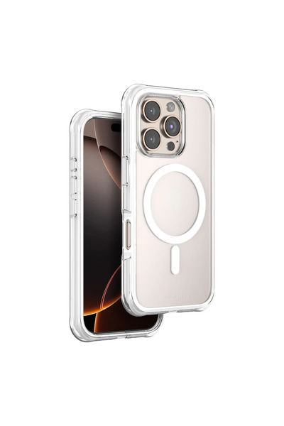 Najmaddin غطاء ماج سيف لهاتف آيفون 16 برو من أونيجيف - أبيض