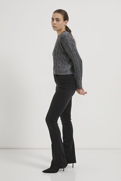 Arma Life Armalife 4478 knitted patterned high collar knitwear women's sweater