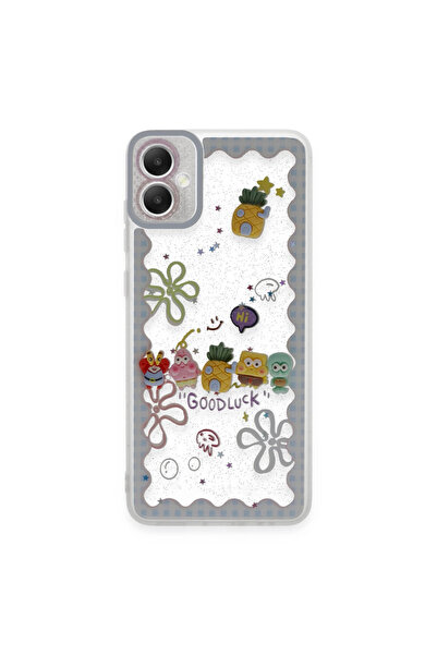 magicool غطاء سيليكون بنمط جميل لهاتف سامسونج جالاكسي A05 - أزرق فاتح