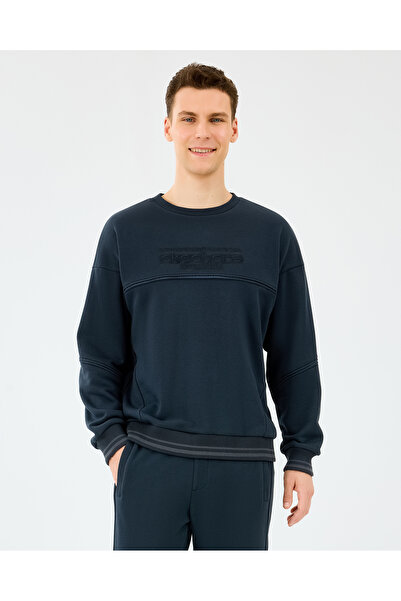 SKECHERS M crewneck sweatshirt men's black sweatshirt s2520229-3817