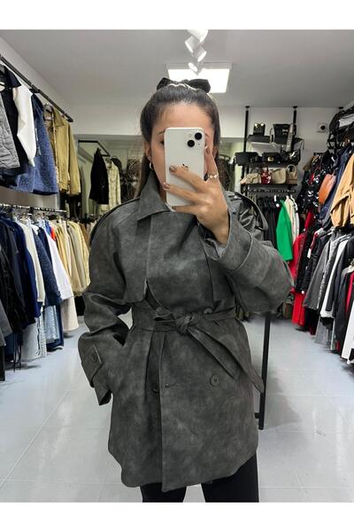 neslihansarıca Trench Coat, Leather Trench Coat