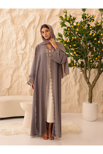 IKKXA Intricate Dusk Embroidered Abaya