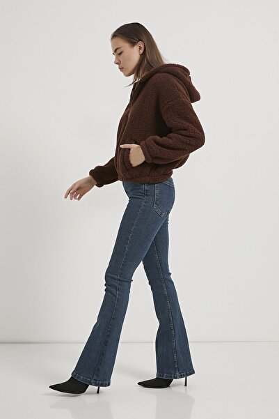 Arma Life Armalife 5038 zippered neck Hooded plush women's sweatshirt