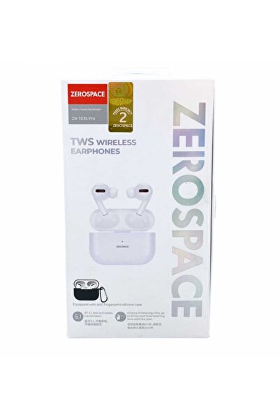 ZERO ZEROSPACE Bluetooth In-Ear Headphones with Charging Case - High Quality