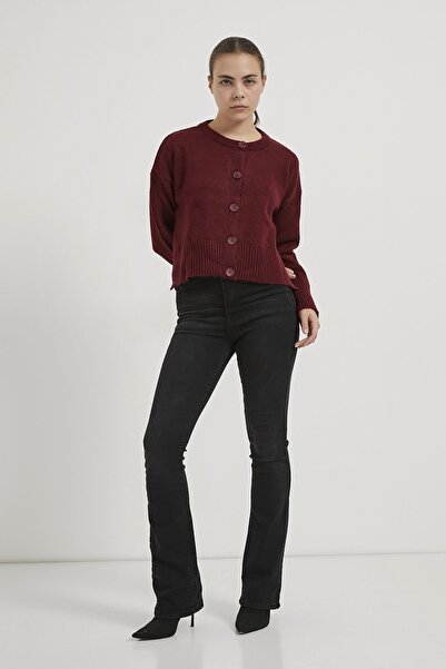 Arma Life Armalife 4751 Bis Collar Buttoned Knitwear Women's Cardigan