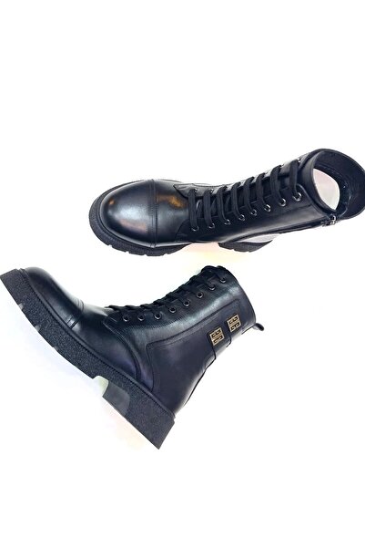 StilloShoe Uzun Tokalı Hakiki Deri Postal