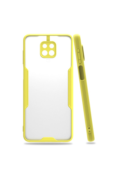 magicool حافظة هاتف Xiaomi Redmi Note 9s من السيليكون البلاتيني - أصفر