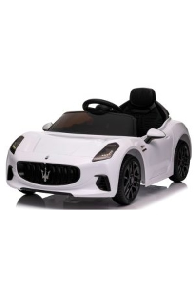 Maserati GranTurismo Electric Ride-On Car with Remote, 99×59.5×44 cm, Age 1–4, 90W, White