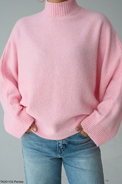 ossons Soft Textured Batwing Sleeve Sweater