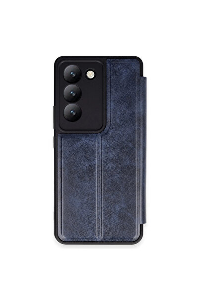 magicool غطاء فليب لهاتف فيفو V30 لايت 4 جي - أزرق داكن