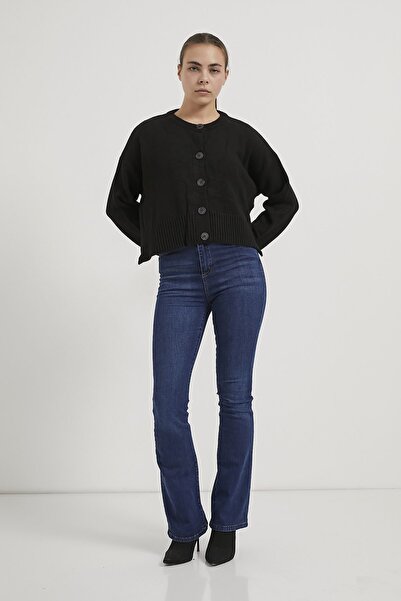 Arma Life Armalife 4751 Bis Collar Buttoned Knitwear Women's Cardigan