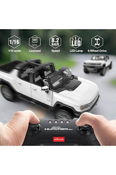 RC سيارة بيك اب GMC Hummer EV بمقياس 16