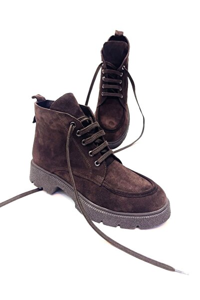 StilloShoe Maskülen Kısa Hakiki Deri Süet Postal