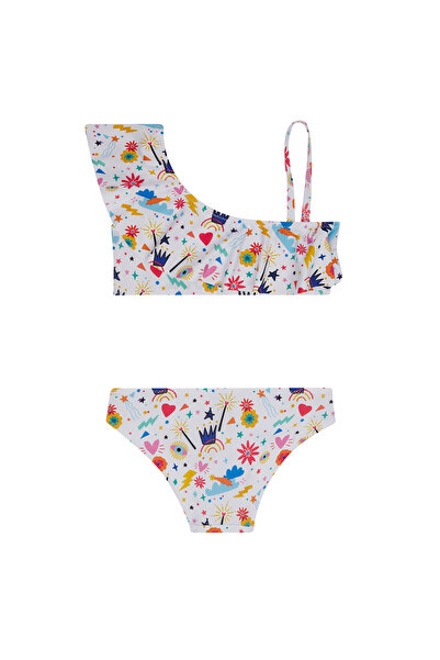 Panço PatternedOneSleeveBikini
