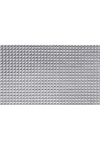 Viejo Valle Set of 3 PVC Plate Mat 38 x 27 cm, Silver