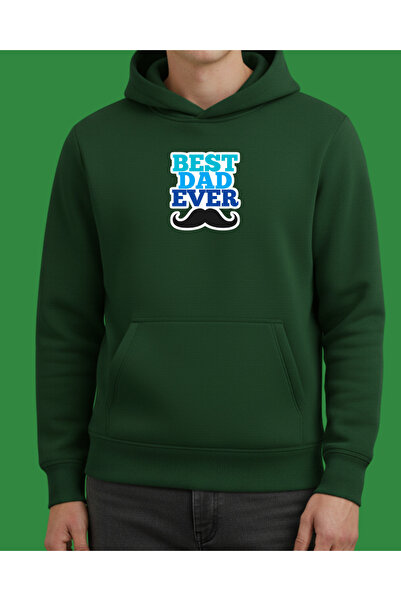 Ebiidesign Best Dad Ever Printed Sweatshirt