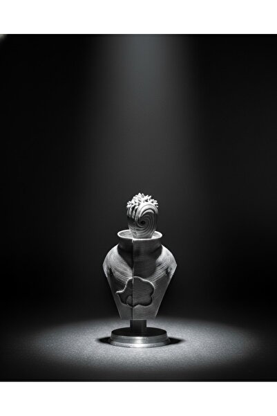 SİSUprintlab Obito Uchiha Büst Figür Naruto Akatsuki Koleksiyon Heykeli (10 c...