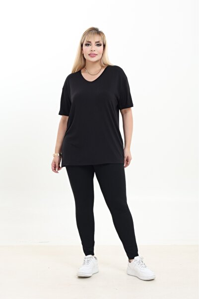 Esina Women's Viscose V-Neck Basic Blouse