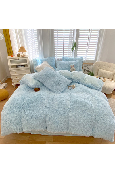 OEM Double Bed Duvet Cover, 4 Pieces, Fitted Sheet 180x200cm, Duvet Cover 180/200x230cm