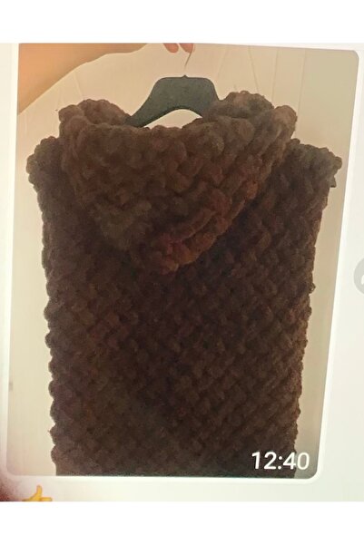 diğerr1 Hand-Knitted Plush Teddy Bear Vest