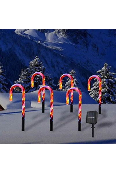 HSMKTP Set de 5 acadele decorative luminoase cu energie solară pentru exterior, 40 cm