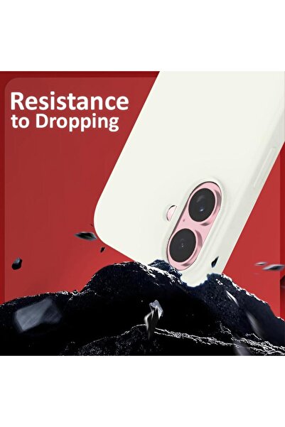 Margoun iPhone 16 Pro Max Liquid Silicone Case (Color White)