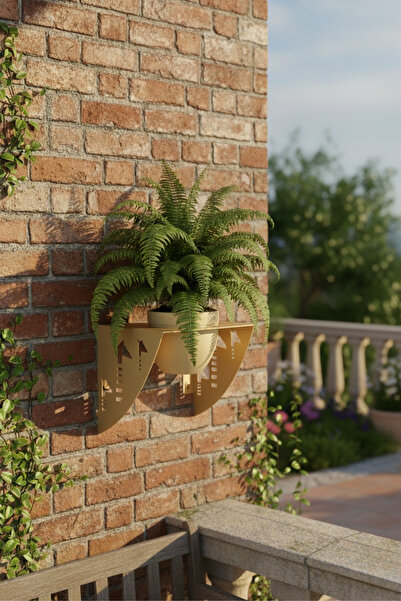 Grandmix جدارية معدنية مقاس أزرق بلون الكوبالت 25x17 سم لتزيين المنزل والشرفة...