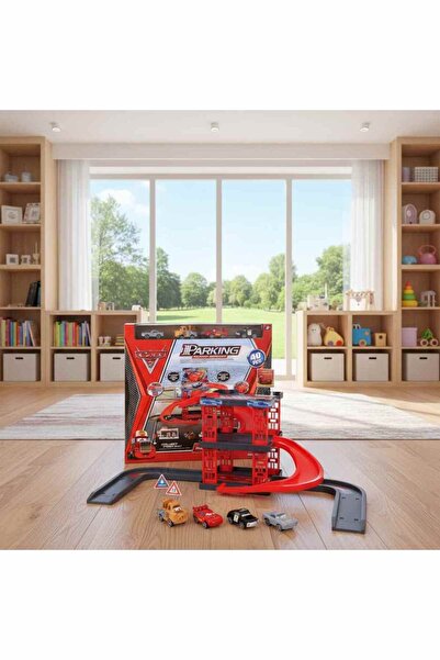 Disneey Disney Cars Super Garage, 2 levels, 4 cars included