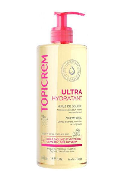 Topicrem Ultra moisturizing shower oil 500 ml