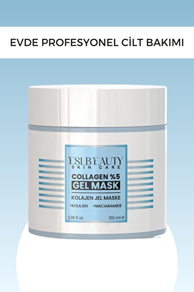 esl beauty Kolajen Jel Maske 100 ml | Aloe Vera, Dolgunlaştırıcı & Nem Bombası