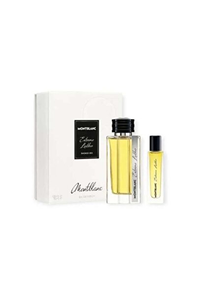 Mont Blanc مجموعة إكستريم ليذر سموكيد إيريس أو دو بارفان (125 مل + عينة 12.5 مل)