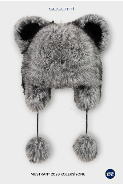 Mustran قبعة فرو فاخرة للجنسين من SUYUTTİ - قبعة حرارية قابلة للتعديل بتغطية كاملة