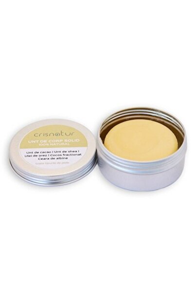 Cris Natur Unt de corp solid pentru toate tipurile de ten - 100% - făcut manu...