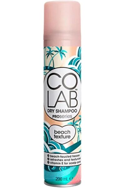 Colab Dry Shampoo Pro Series, Beach Formula with Vitamin E, 200 ml