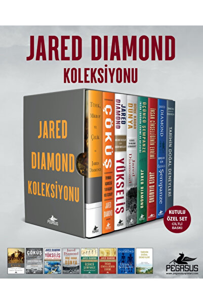 Pegasus Yayınları Jared Diamond Koleksiyonu Kutulu Özel Set (8 Kitap) Ciltli Baskı