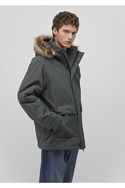 Mavi Hooded Green Men's Coat M0110472-71598