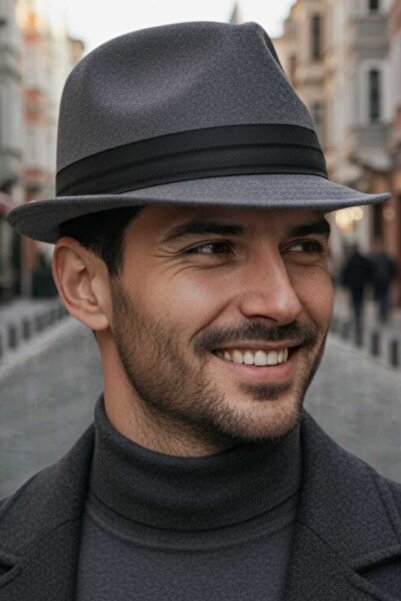 Trenderrs Men's Premium Luxury Cashmere Jackson Fedora Hat