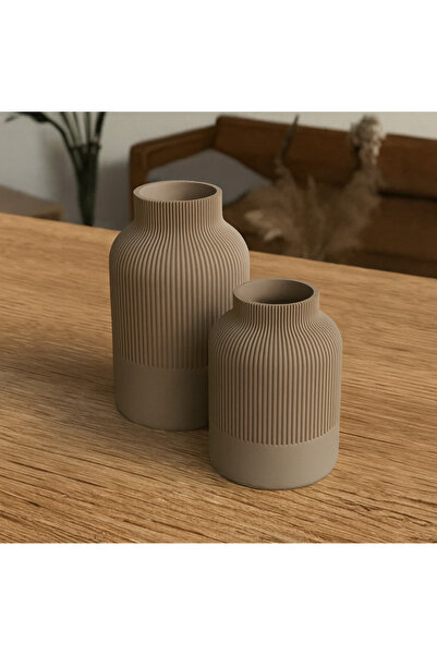 Homentum Aelia | Vază decorativă japandi cu design elegant și textură fină în...