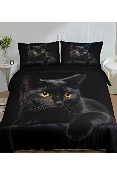 Elmas Dizayn Special Design Luxury Double Bedding Set Hypoallergenic 240X260 cm Cat