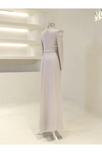NARCISSUS FASHION long pleated evening dress