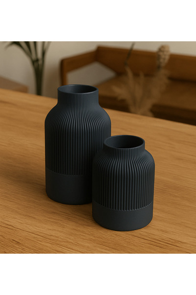 Homentum Aelia | Vază decorativă japandi cu design elegant și textură fină în...