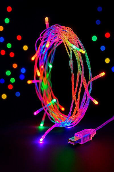 Waldern 100-Pack RGB LED Lights, 3 Batteries, Indoor