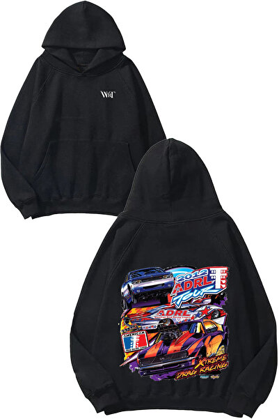 THEWERT 2022 Adrl Tour Design Back Printed Black Hooded Sweatshirt
