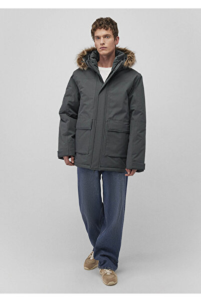 Mavi Hooded Green Men's Coat M0110472-71598