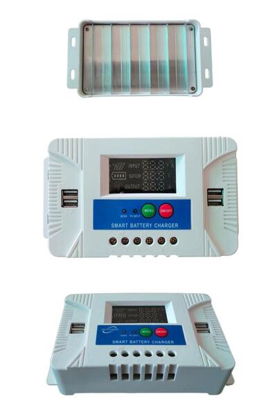 Axe Tools 12V - 24V - 20A 4 USB’li Dijital Otomatik Solar Şarj Regülatörü | Güneş Paneli Şarj Kontrol Cihazı