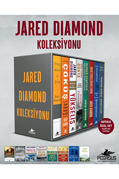 Pegasus Yayınları Jared Diamond Koleksiyonu Kutulu Özel Set (8 Kitap) – Karton Kapak