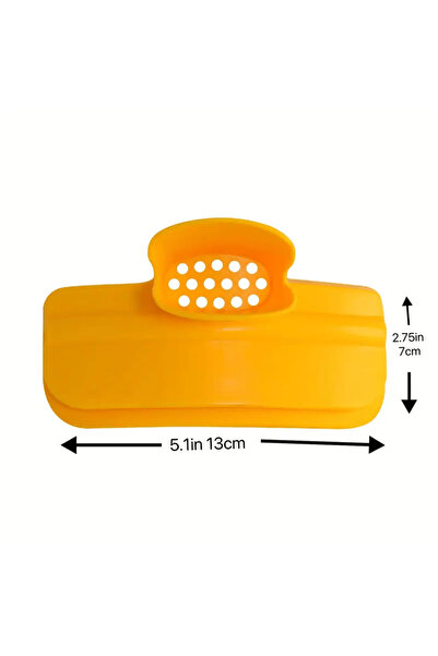FESECRAFT 1 Piece Pot and Pan Edge Silicone Food Strainer
