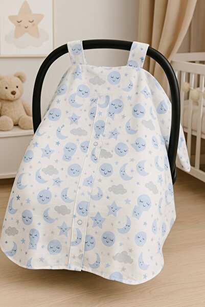 Heianmono Kids 2 Kat Önden Çıtçıtlı %100 Pamuk Müslin Puset Örtüsü