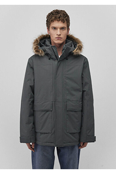 Mavi Hooded Green Men's Coat M0110472-71598